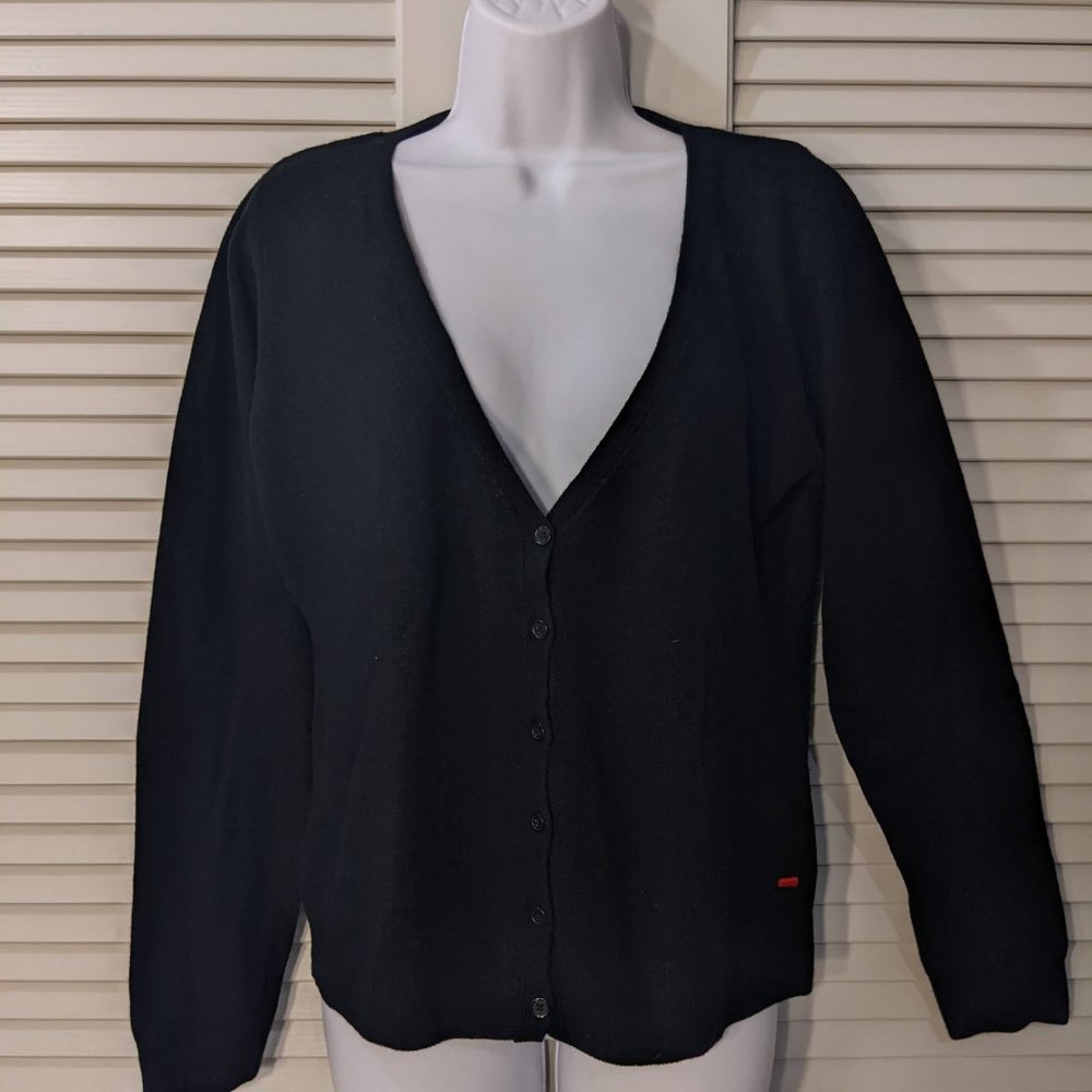 soft wool sweater - black